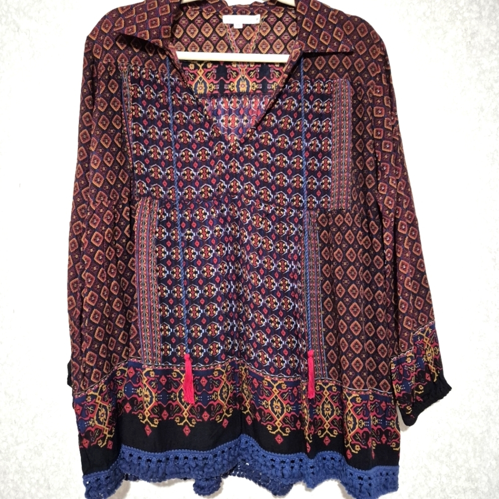Love Kyla Vibrant..bohemian Gipsy Geometric Fabric..SIZE:M - Picture 6 of 12